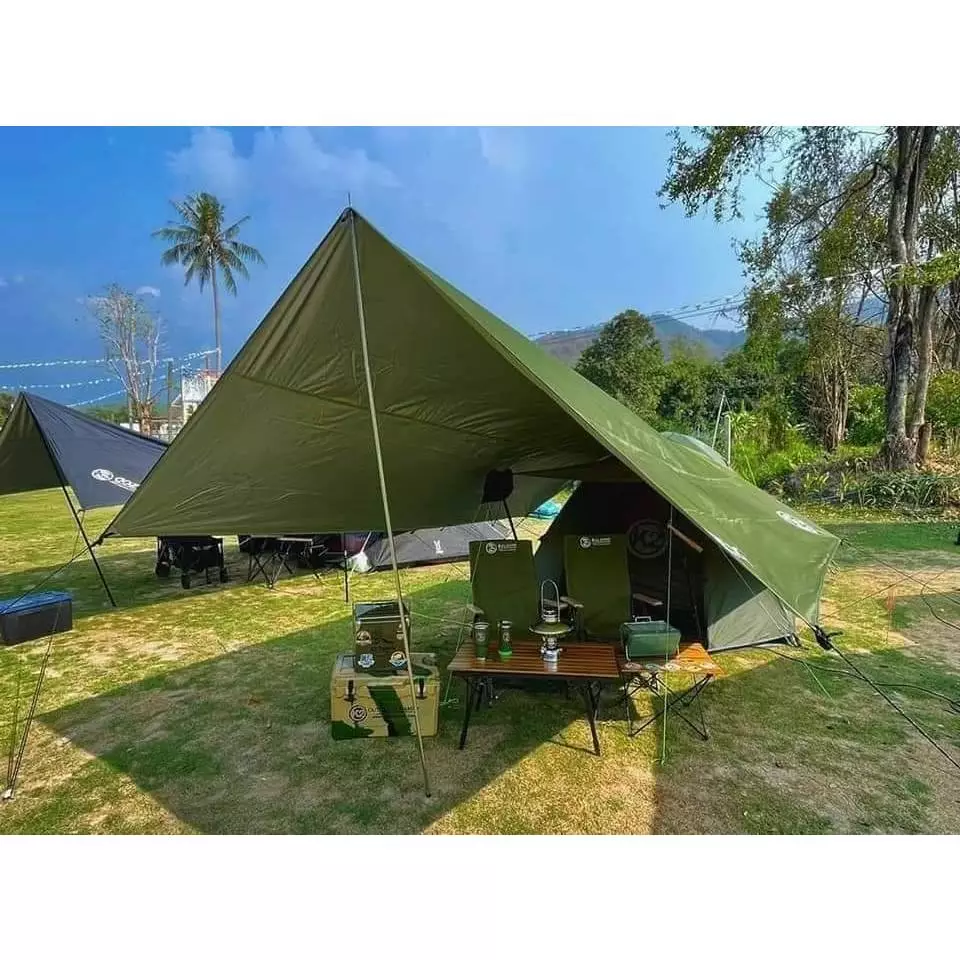 K2 COZY ผ้าทาร์ปกันฝนกันแดด ขนาด 3.5x4.5เมตร ทรงมาตรฐาน thumbnail 4