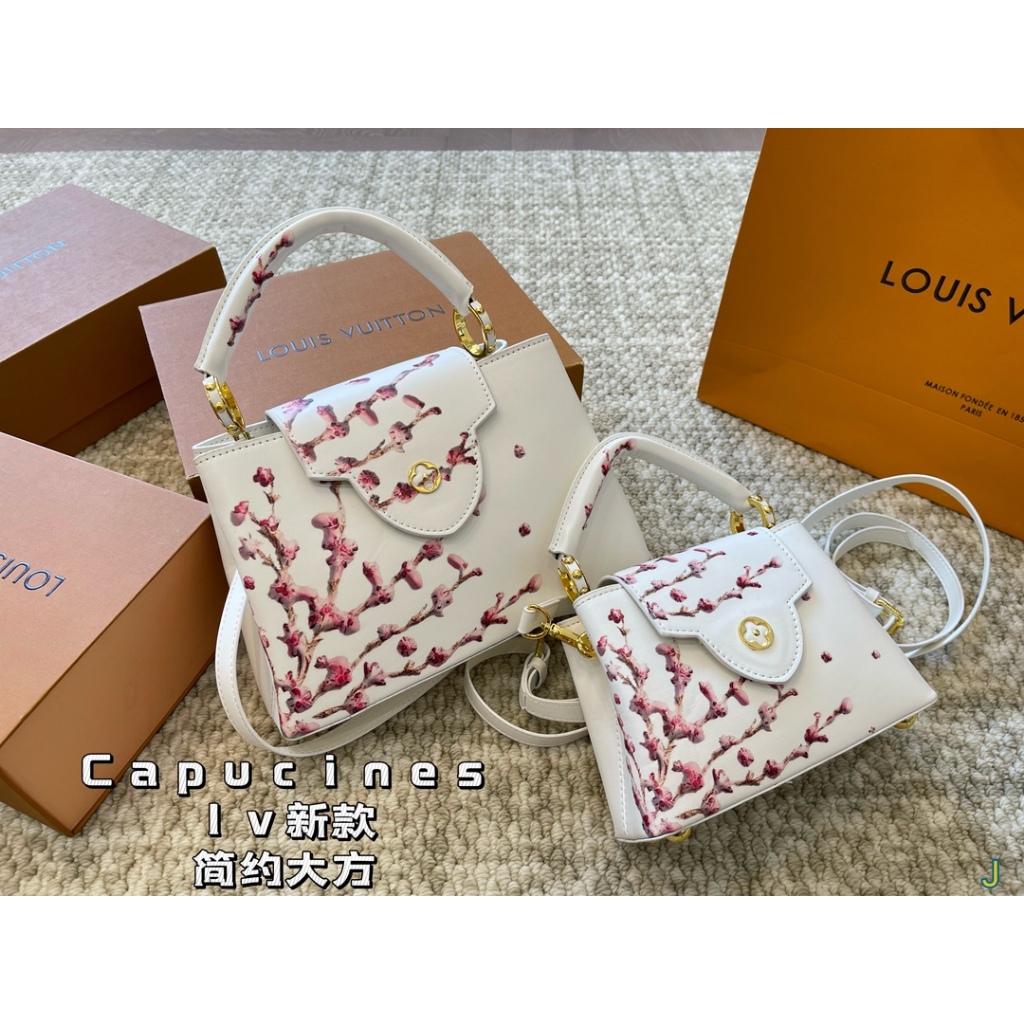 ✅หลุยส์วิตตอง✅ Louis Vuitton ONTHEGO กระเป๋าถือขนาดกลาง LV New Tote Bag Mini Size Ladies Messenger Bag 🎁