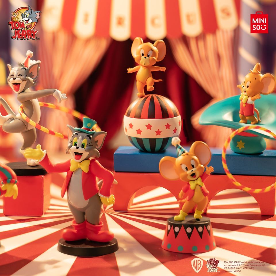 🍉🍉ลดทันที200฿(ยกbox)🍉🍉 Tom and Jerry : Circus series ลิขสิทธิ์แท้100% ทอมแอนด์เจอรี่ กล่องสุ่ม ของขวัญ ของเล่น โมเดล