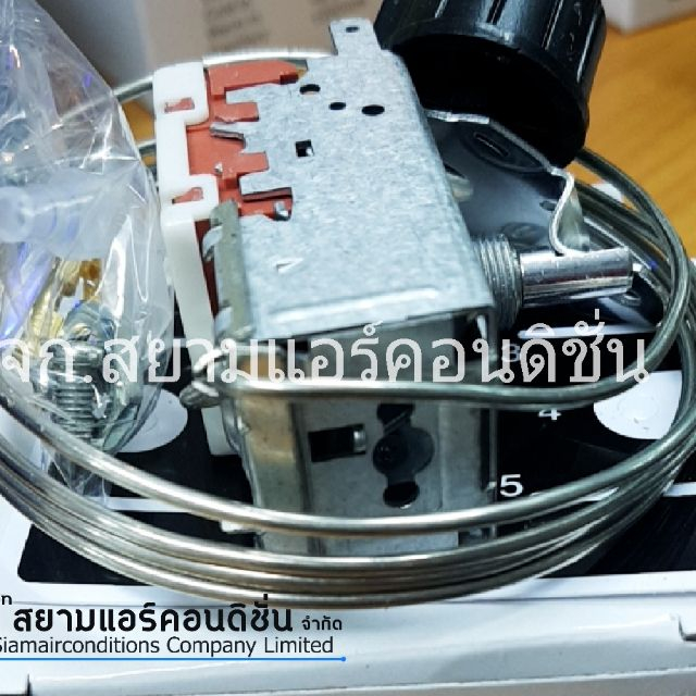 เทอร์โมตู้เย็นแบบหมุน เทอร์โมป้ายขาว ครบชุด K50-P1125-001