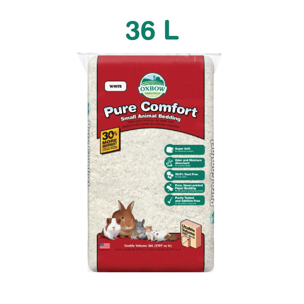 OXBOW Pure Comfort White กระดาษรองกรง ขนาด 36 ลิตร