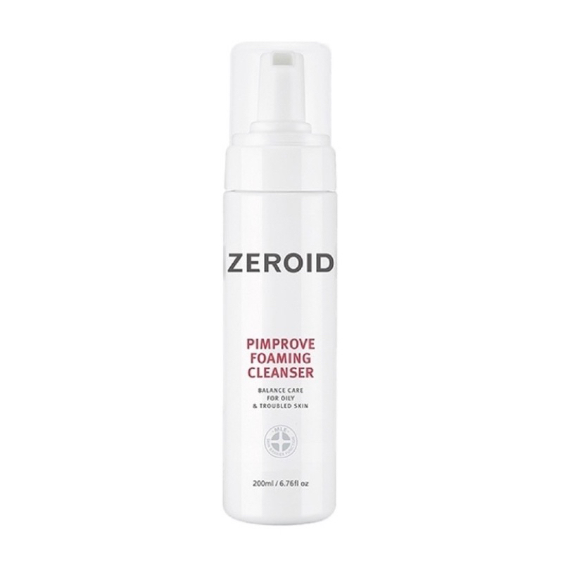 🔥แท้🔥พร้อมส่ง🔥Zeroid Pimprove Foaming Cleanser 200ml./Zeroid Pimprove Toner 200ml.