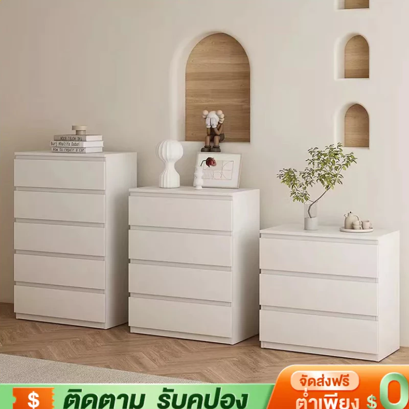 ตู้ลิ้นชักเก็บของ 3/4/5 ชั้น สไตล์มินิมอล