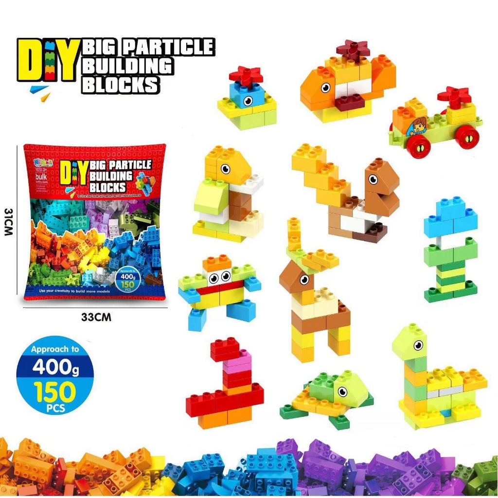 ของเล่นตัวต่อ บล็อกขนาดใหญ่ ของเล่นตัวต่อ บล็อกตัวต่อใหญ่  บล็อกตัวต่อขนาดใหญ่ - รูปที่ 2