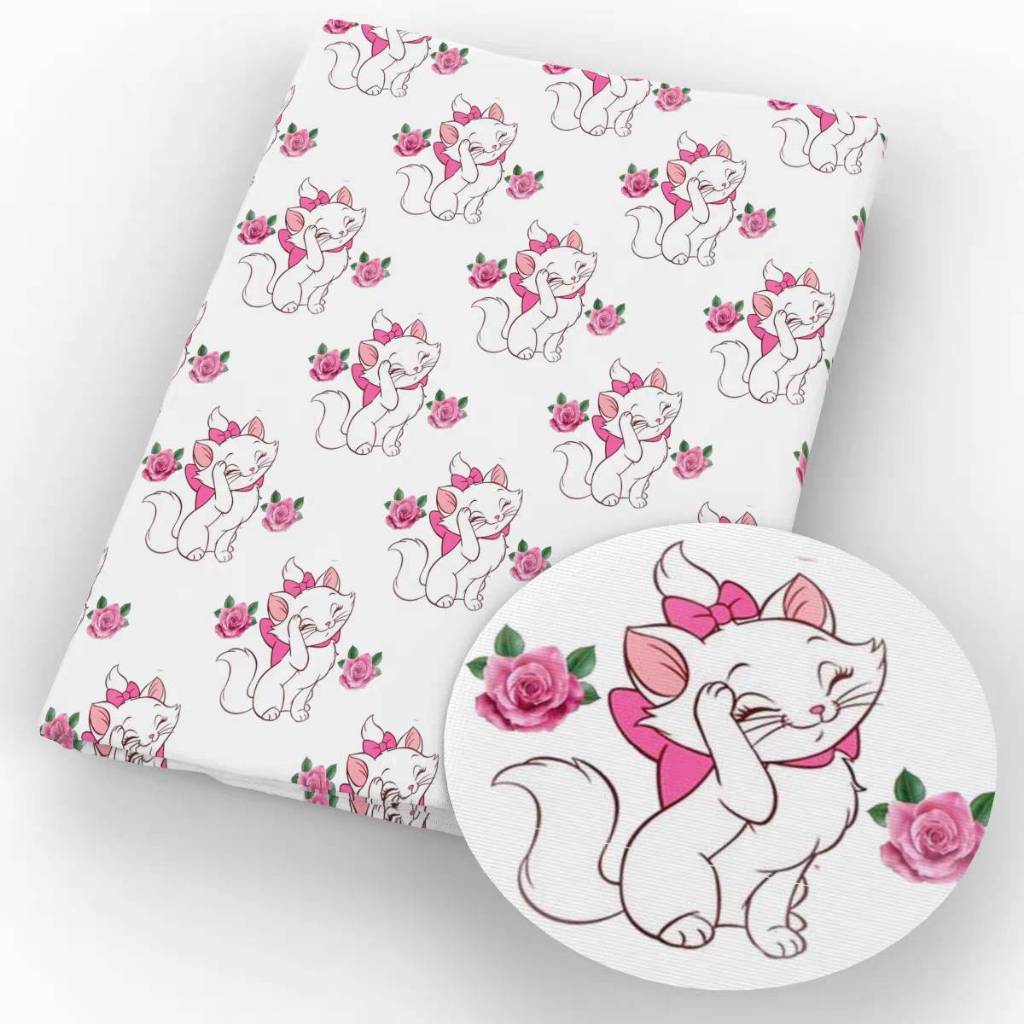 Preorder-ผ้าโพลีผสมคอตตอน พิมพ์ระบบDigital หน้ากว้าง145ซม. Polyester 65%, Cotton 35%