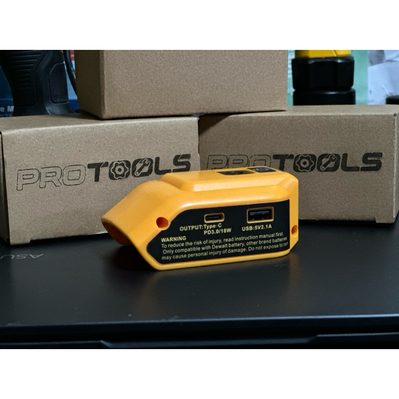 type c / usb  ไฟฉายfor dewalt battery /20v