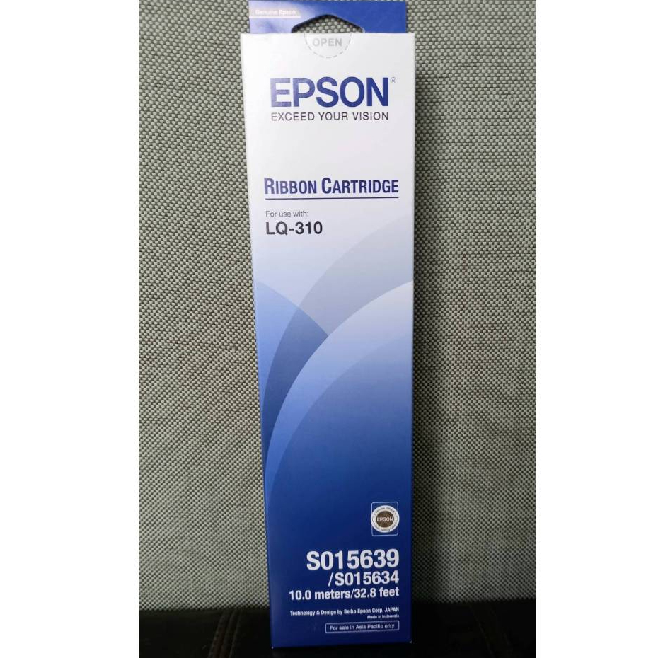 EPSON LQ 310 RIBBON( S015639 )  แท้ศูนย์ 100 % ใช้กับเครื่องรุ่น LQ-310 ORIGINAL