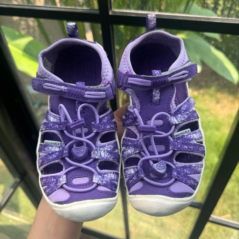Keen-kids Moxie Sandal 1026286 Multi/English Lavender รองเท้าเด็กมือสองของแท้ไม่มีกล่อง