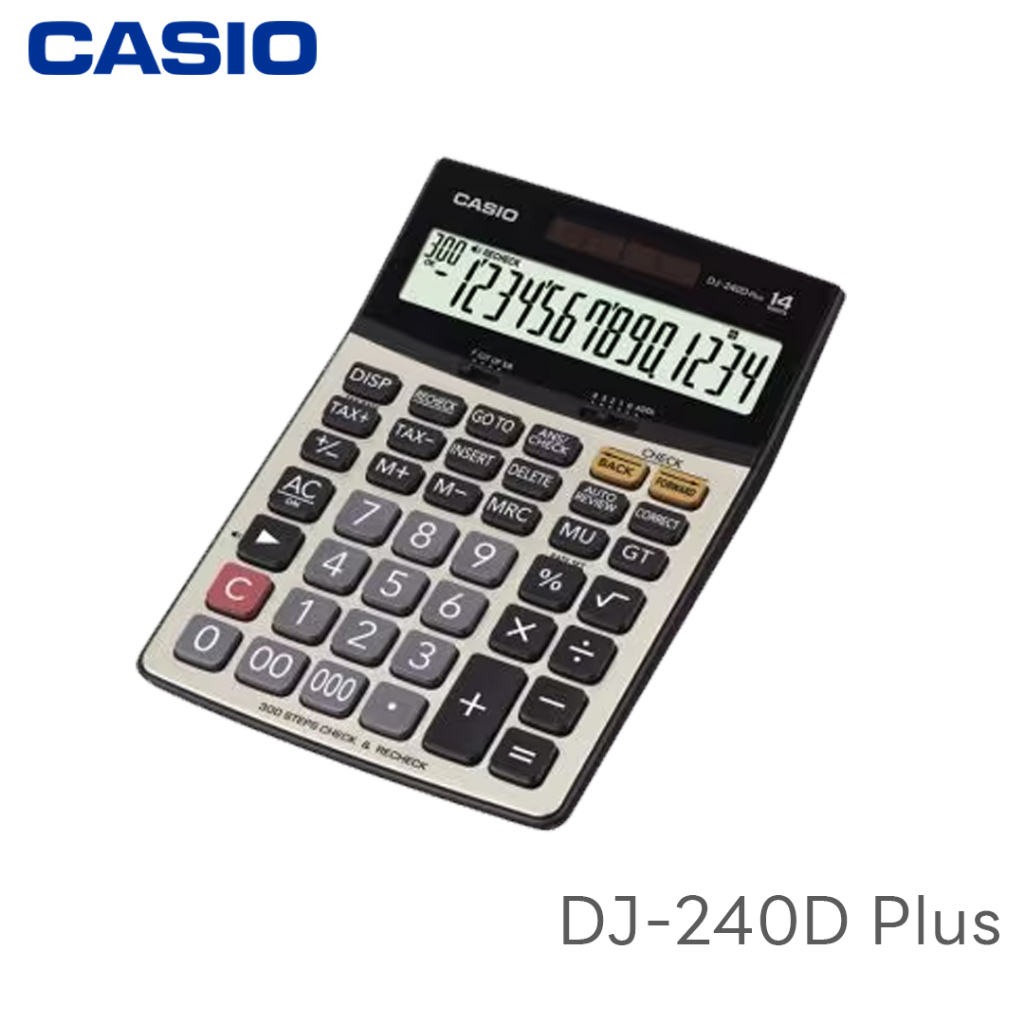 เครื่องคิดเลข Casio รุ่น DJ-240D Plus (ของแท้-ประกัน CMG 2ปี) ออกใบกำกับภาษีได้