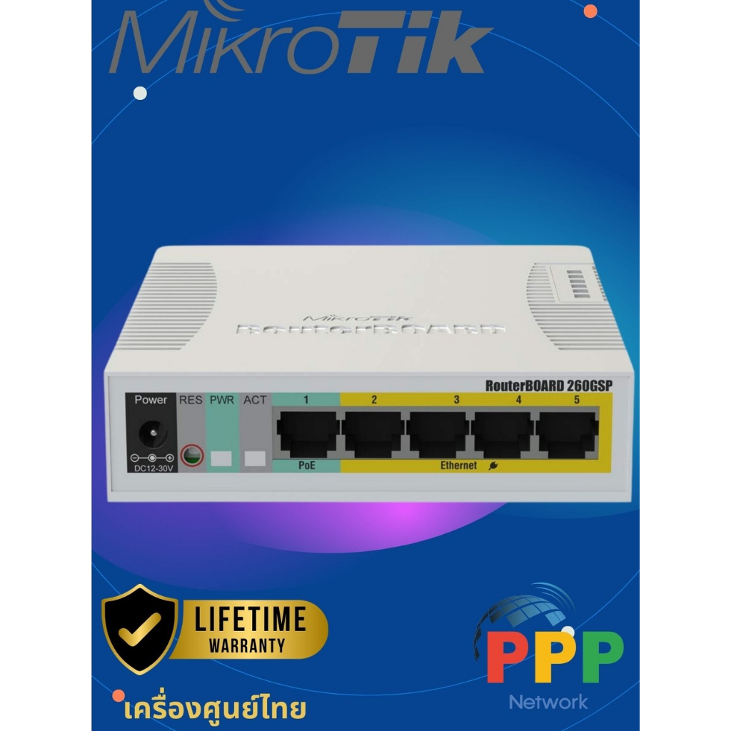 MikroTik RB260GS (CSS106-5G-1S)