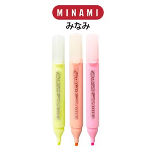 MINAMI (มินามิ) ปากกาเน้นข้อความ สีพาสเทล ตรามินามิ MI-445 จ…