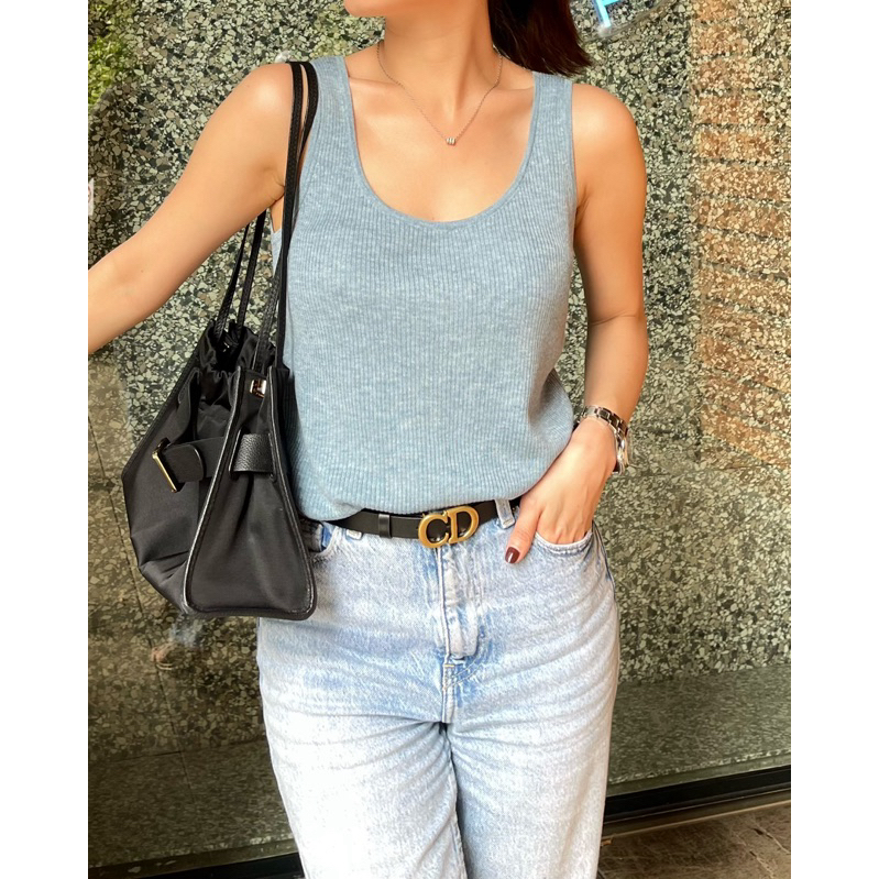 Scarlett Summer tank เสื้อกล้ามไหมพรม เนื้อดีที่สุด basicselected