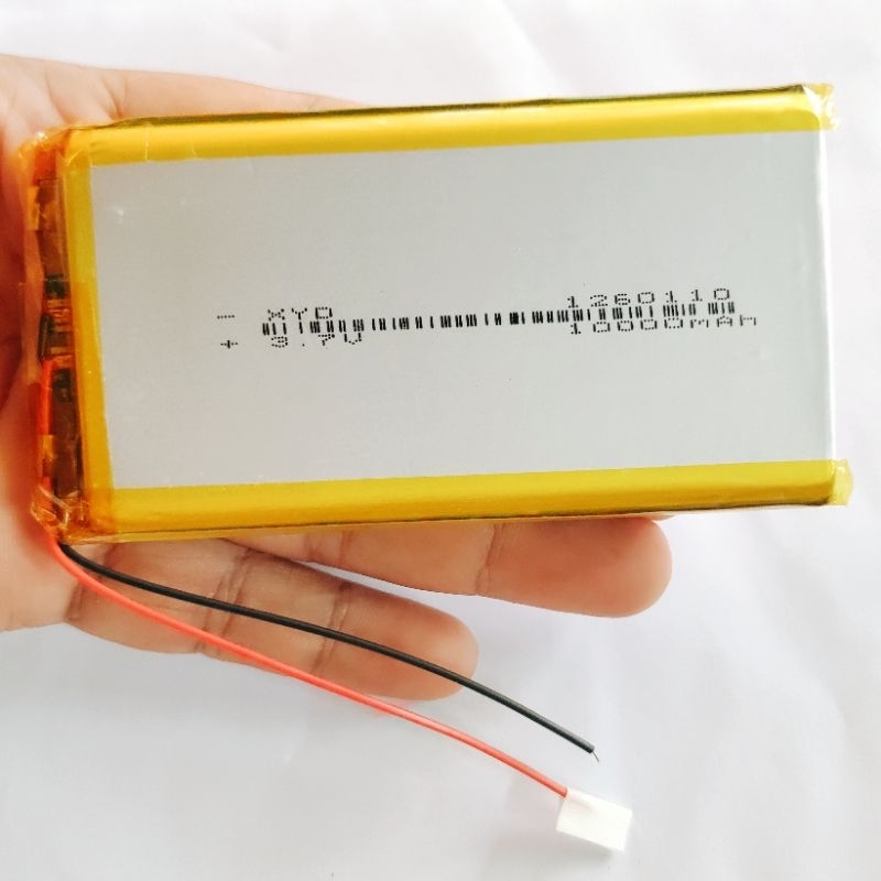 3.7v 10000mah  1260110  Li-Po li ionแบตเตอรี่เซลล์สำหรับMp3 MP4  กล้องติดรถยนต์