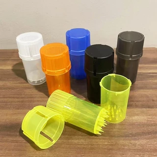 ที่บดสมุนไพร 55มม. Grinder 3 ชั้น 40mm สีทึบ บดได้ละเอียด ขวดเก็บสมุนไพร พกพาสะดวก พร้อมส่งจากไทย