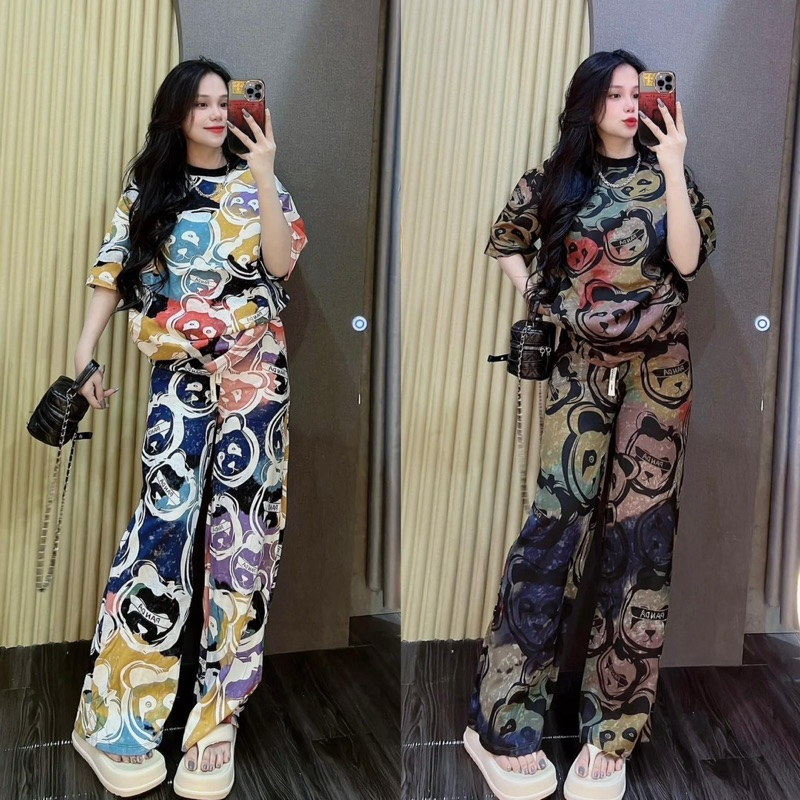 ชุดเซ็ท แขนสั้นขายาว (ลายเเพนด้า)