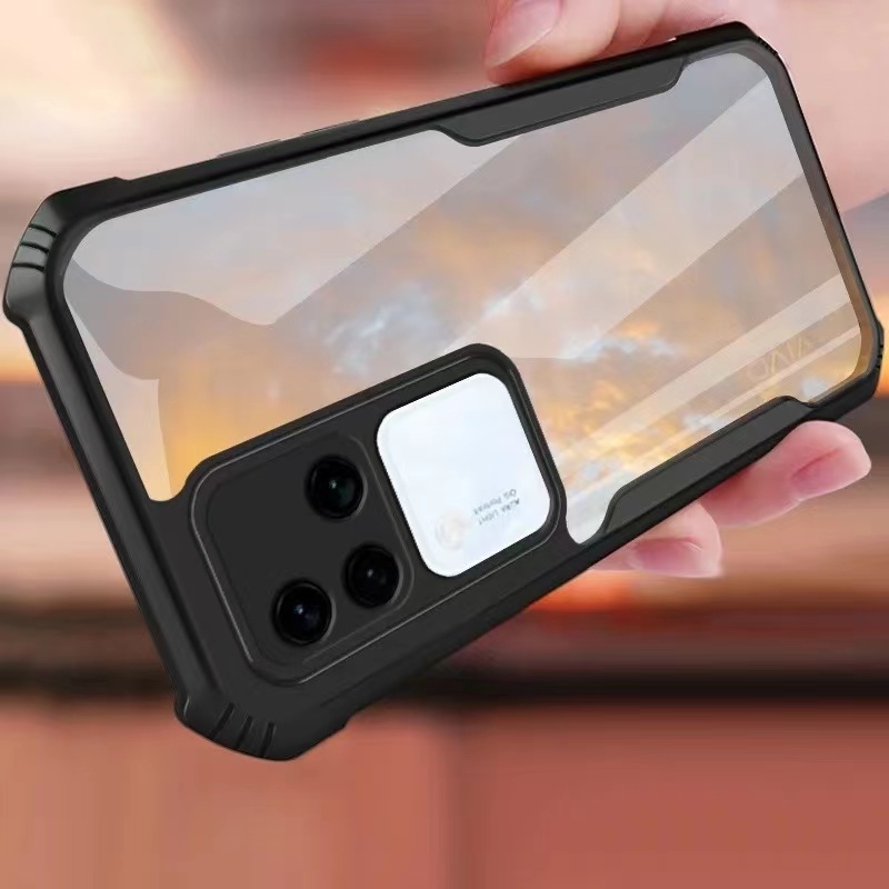 เคสขอบสี หลังใส สำหรับVivo V30 Pro เคสกันกระแทก V30Pro ราคา ถูกที่สุด ดีลบีเคเค แกลเลอรีภาพที่ 4