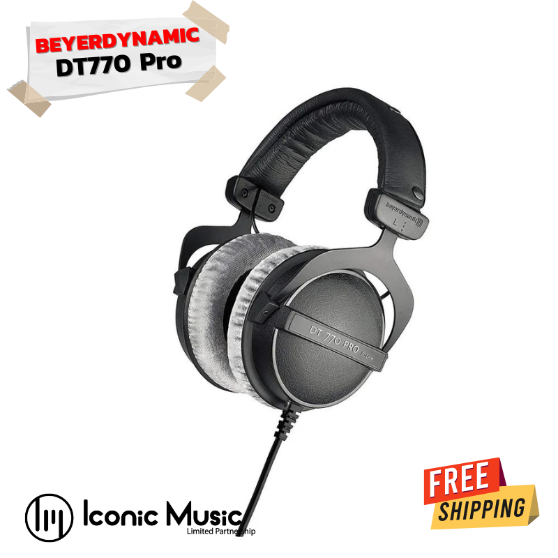 หูฟัง Beyerdynamic : DT 770 PRO (80 Ohm) ของแท้ รับประกันศูนย์ไทย 2 ปี
