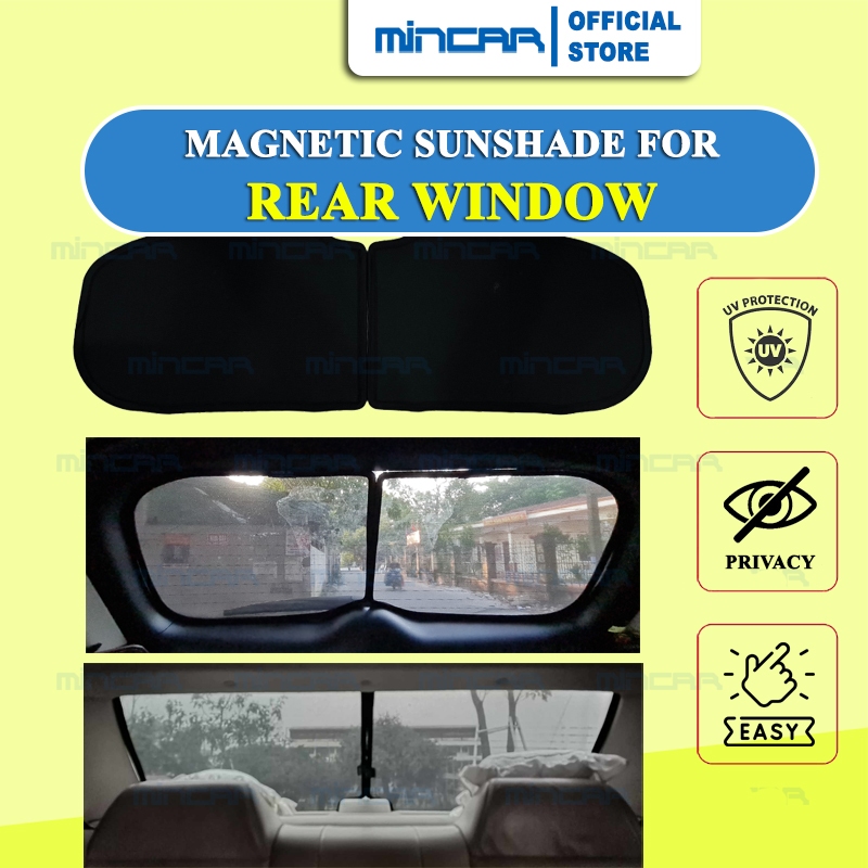 ม่านบังแดดแม่เหล็กด้านหลัง