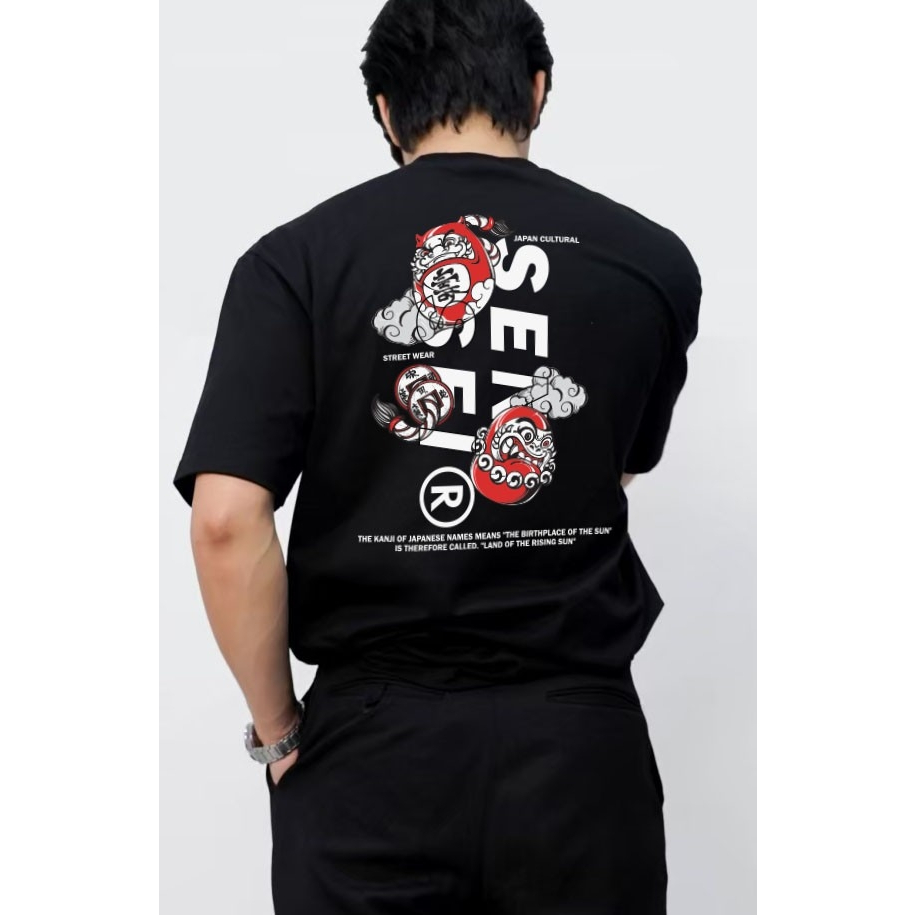 🌈ใส่โค้ดSENSEI20Pลด20%✨เสื้อยืดแขนสั้นSENSEI OVERSIZE JAPANESE CULTURE2