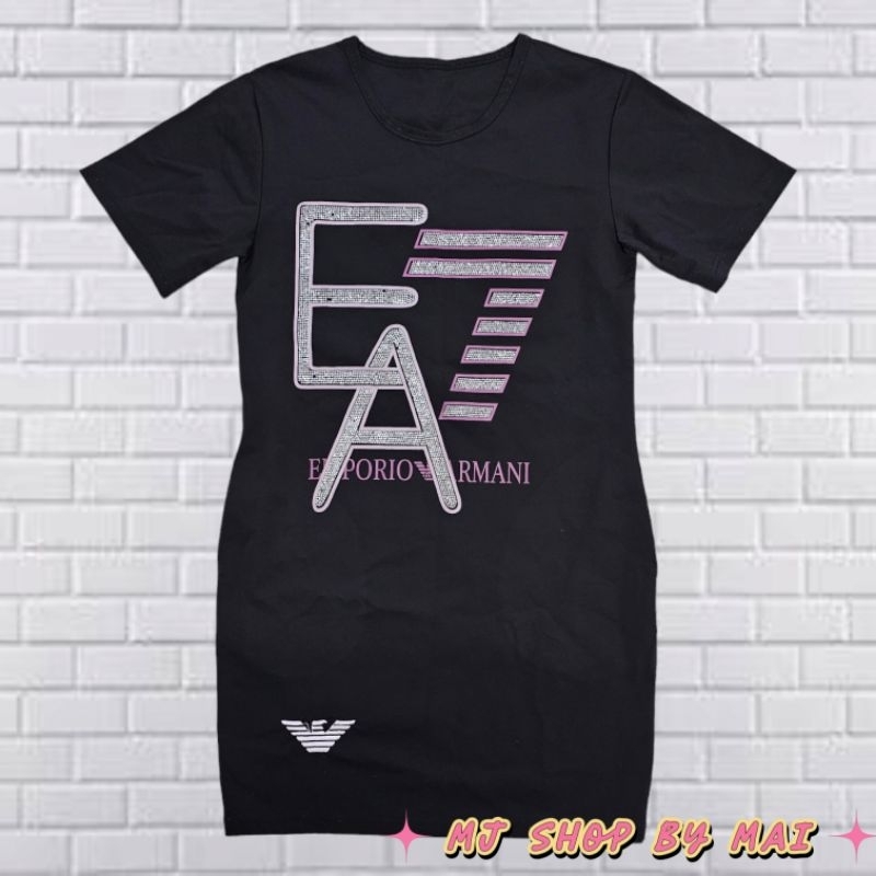 เดรสรีดเพชร EA7 EMPORIO ARMANI