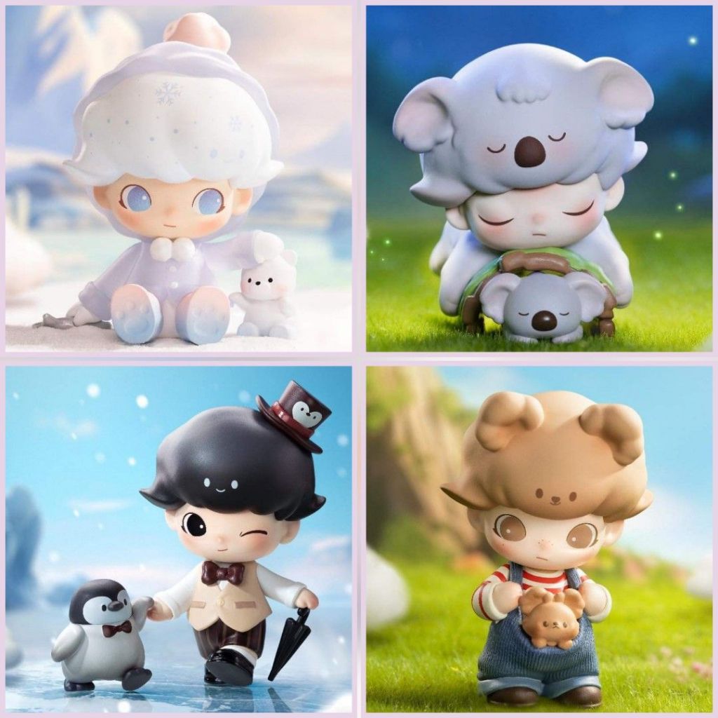 POP MART DIMOO Animal Kingdom Series Figures ดีมู่ ของแท้ กล่องสุ่ม ฟิกเกอร์ โมเดล Blind box