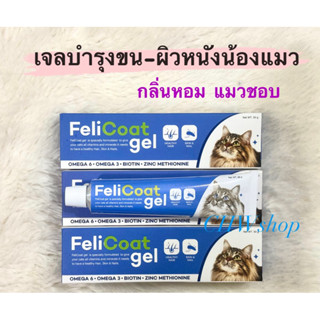 FeliCoat Gel [แท้💯] เจลบำรุงผิวหนังและเส้นขนแมว ขนาด 50 g.