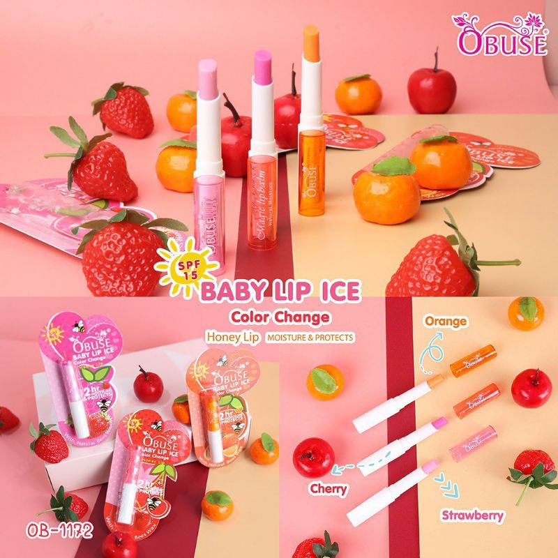 Obuse Baby Lip Ice  ลิปมันเปลี่ยนสี