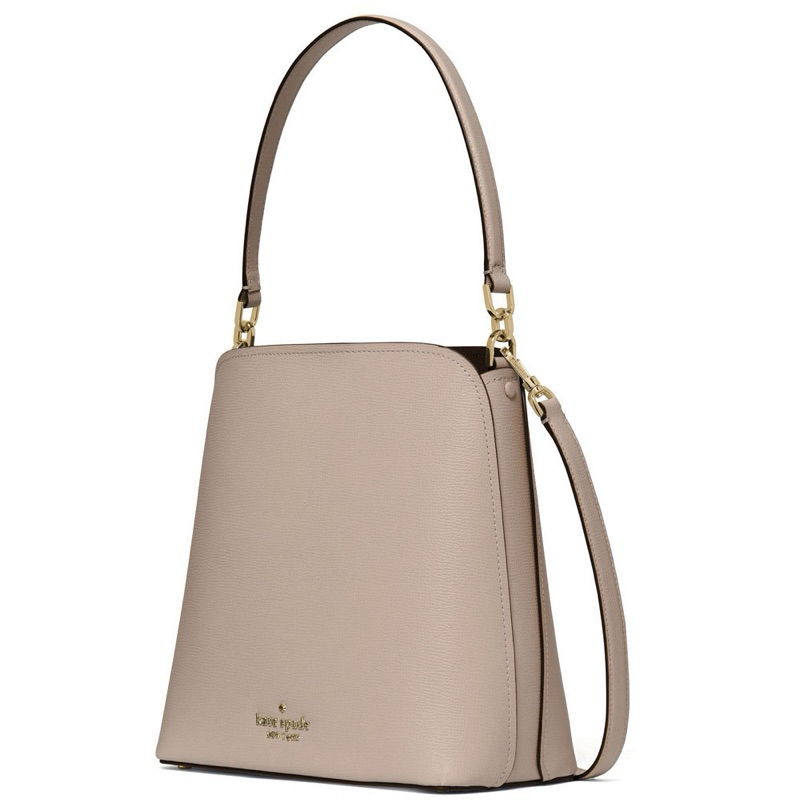 พร้อมส่ง‼️ Kate Spade Crossbody Bag Darcy Large Bucket Bag Warm Taupe Grey