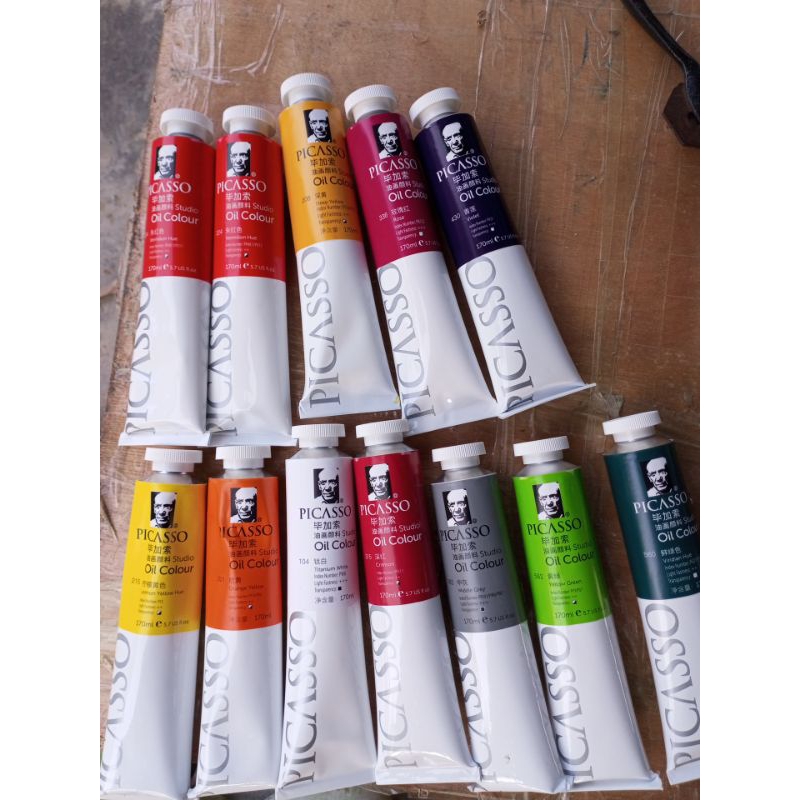 สีน้ำมันปิกัสโซ่ขนาด170  ml.