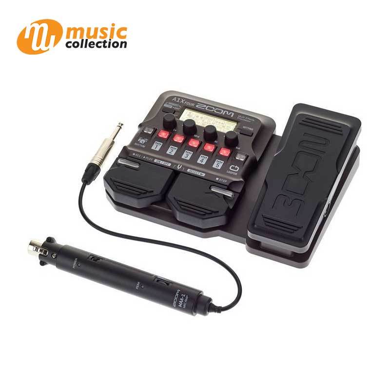 เอฟเฟคกีตาร์โปร่ง ZOOM A1X FOUR ACOUSTIC MULTI-EFFECT PROCESSOR