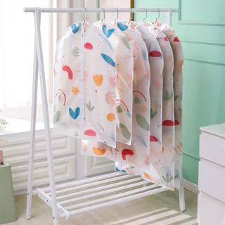 ถุงคลุมเสื้อผ้า พร้อมส่ง ลายน่ารัก ที่คลุมเสืัอป้องกันฝุ่น เสื้อยืด เสื้อทำงาน