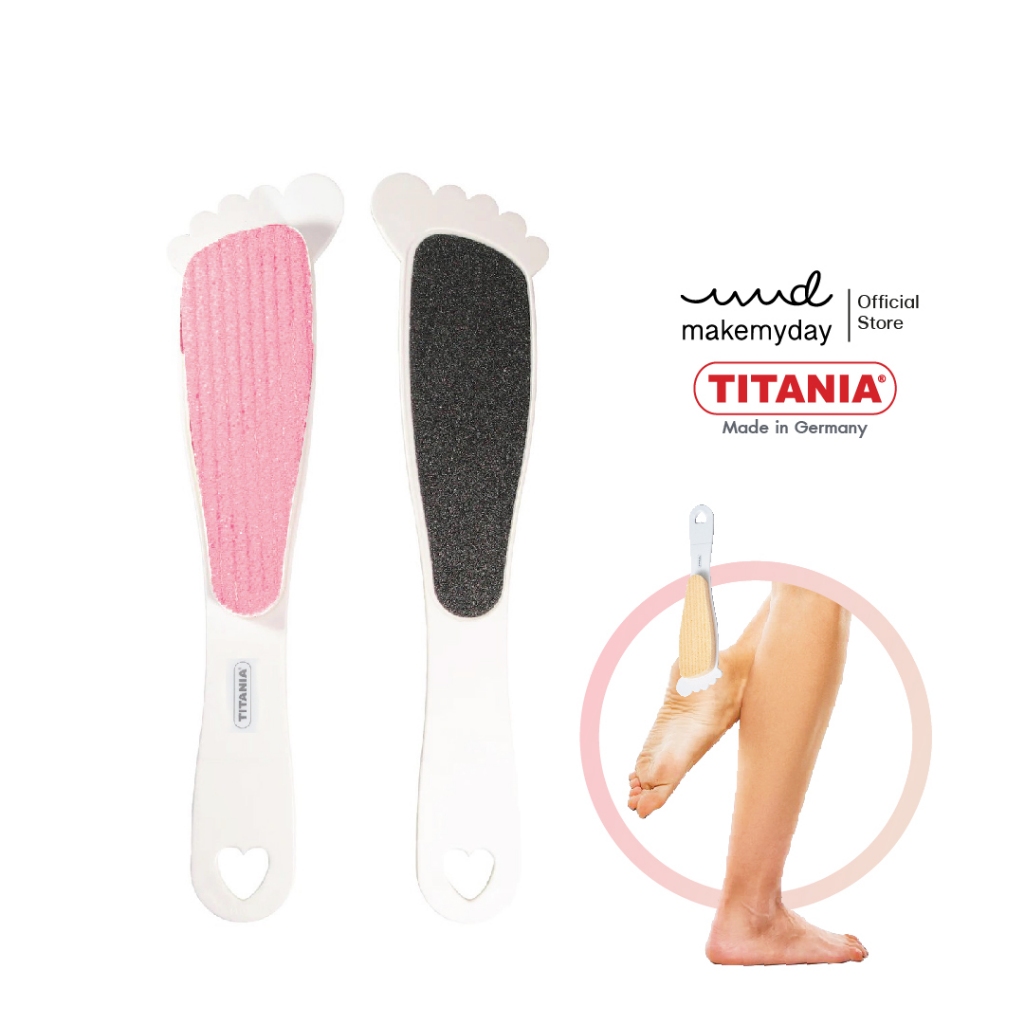 TITANIA ตะไบขัดเท้า ที่ขัดส้นเท้า สองด้าน ขนาด 23.5 cm. นำเข้าจากเยอรมัน (Double foot file)
