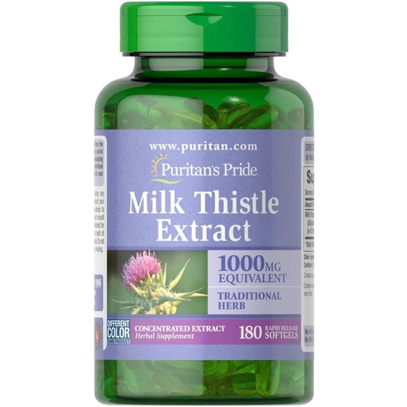 Puritan's Pride Milk Thistle 1000 mg