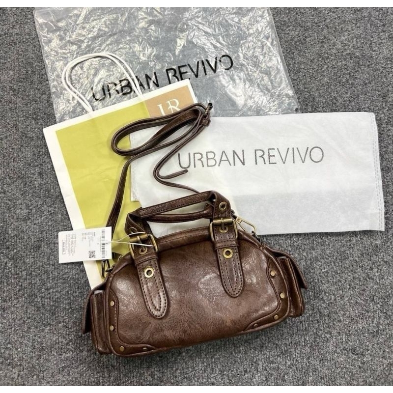 URBAN REVIVO 🌈🏆 กระเป๋าหนังวัว ทรงฮิตกำลังมา💯‼️ สีสวยแต่งเท่/สวย ครบ🔥🔥