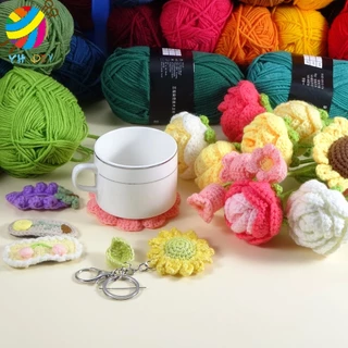 ไหมพรม 4ply น้ำหนัก50กรัม 🎨มีสีให้เลือกถึง 60 สี📌