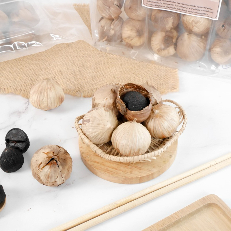 กระเทียมดำ 500 กรัม (แบบถุง) ครึ่งกิโลกรัม ไซต์ใหญ่สุดพรีเมี่ยม 3.5-4 cm. - รูปที่ 7