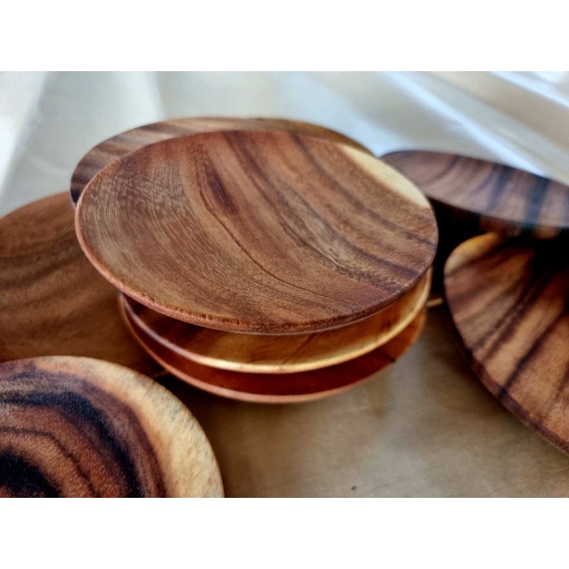 ถาดไม้จานไม้เรียบ แบบญี่ปุ่น japanes sestyle ขนาด MM [20X20cm] - รูปที่ 7