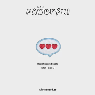 Whiteboard.co Patch for Phone Case - Size M [PAWerful Collection] แพทช์ตุ๊กตาติดตกแต่ง (ซื้อผ่าน Shopee Video ลด 30%)