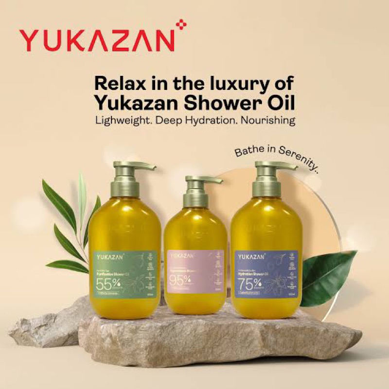 YUKA ZAN luxury Oil Body Wash