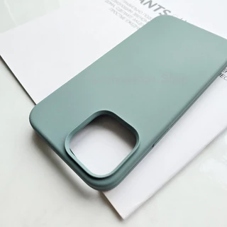 i7-17Promax เคสซิลิโคน Silicone Case สีเขียวเข้ม สีทหาร สีเขียวหม่น พร้อมส่ง