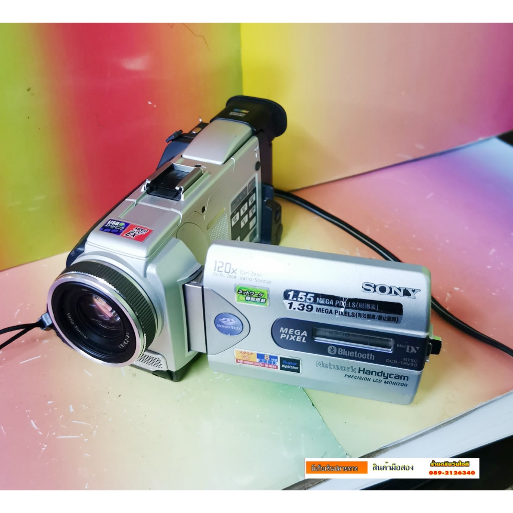 **มีตำนิอ่านก่อนสั่ง** กล้องถ่ายวีดีโอ Sony handycam DCR-TRV50 NTSC เล่นม้วน Mini DV   อัดม้วนได้  เ