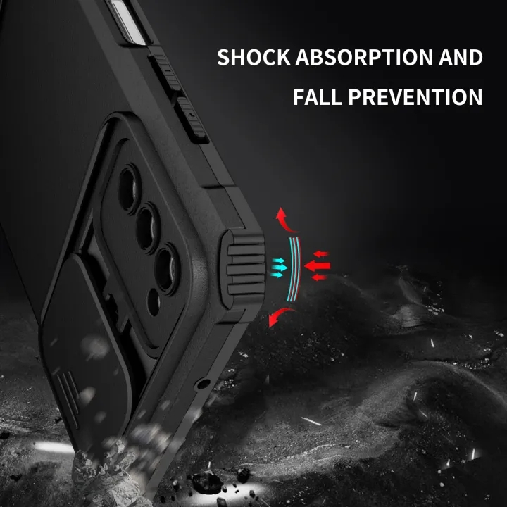 เคสกันกระแทก กันรอยกล้อง เคสตั้งได้ สำหรับ Samsung A17 A56 A36 A26 A16 A06 A55 A35 A25 A15 A05S A54 A34 A24 A14 A53 A73 - รูปที่ 2