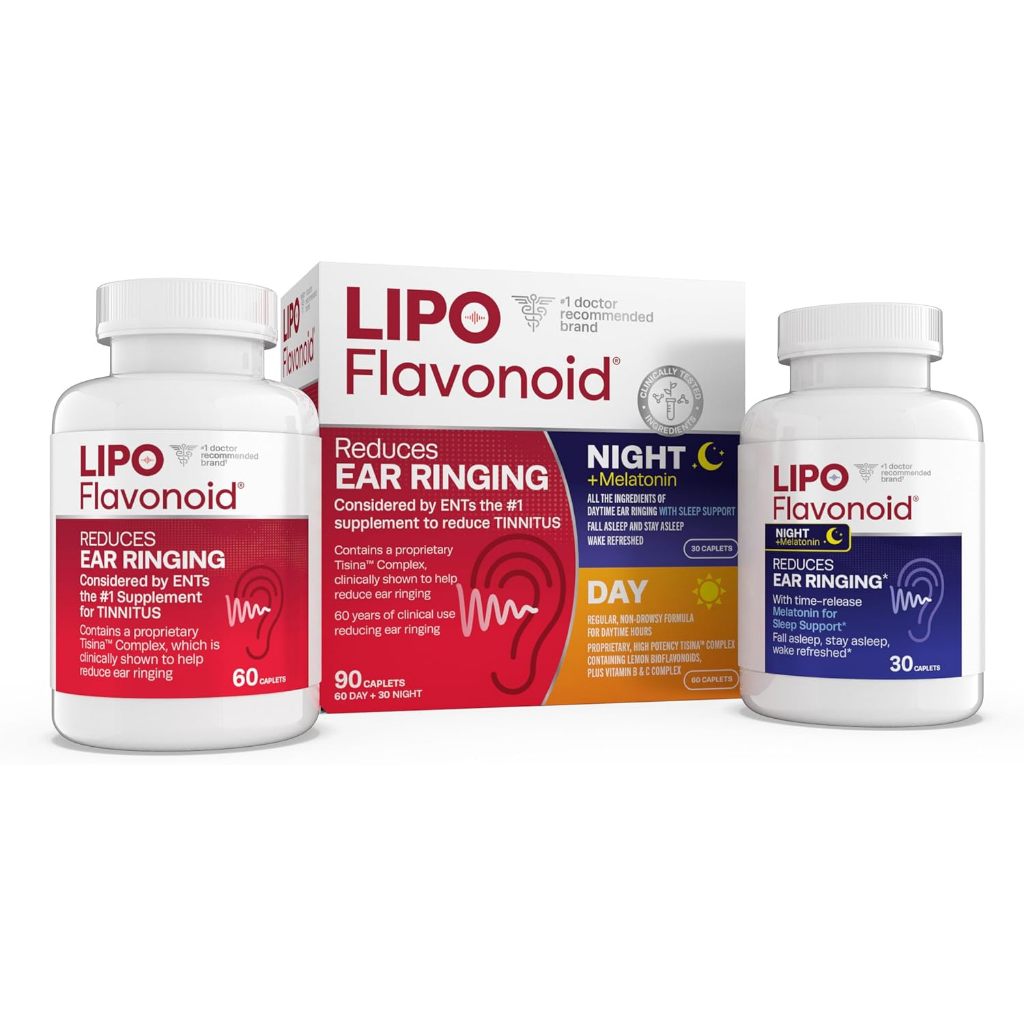 Lipo-Flavonoid Day and Night Combo Kit | Contains #1 ENT Doctor Recommended Lipo-Flavonoid Plus and 