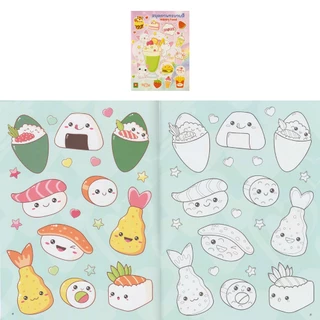 Aksara for kids สมุดภาพระบายสี Happy Food