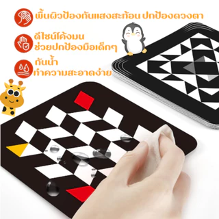 💚การ์ดเสริมพัฒนาการ ของเล่นเด็กทารก flashcard แฟรชการ์ด สำหรับทารกอายุ 0-36 เดือน เพิ่มสมาธิ