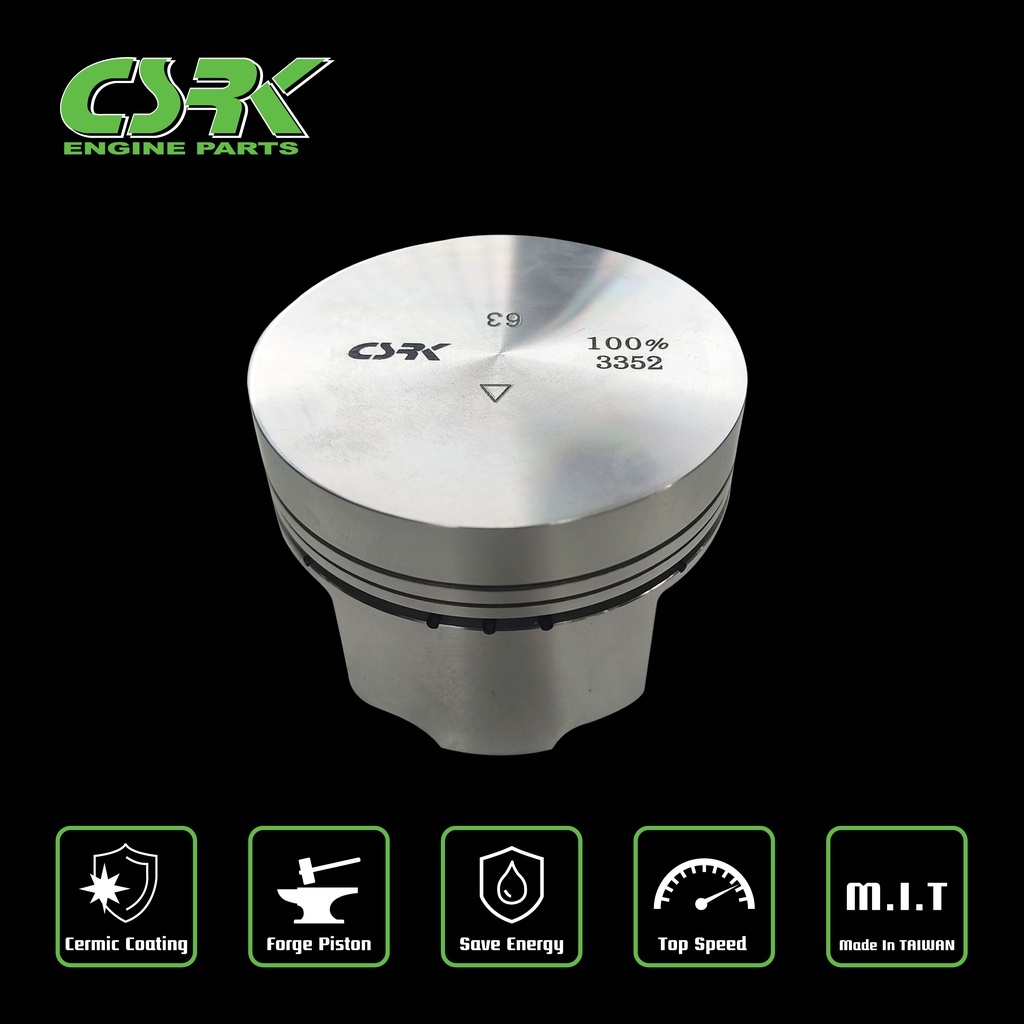 ลูกฟอร์จ 63มิล สลัก 13มิล (Forged 63mm Pin 13 Piston)