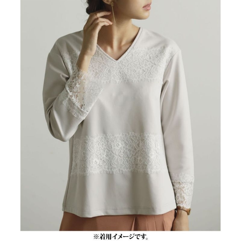 IEDIT เสื้อลูกไม้ปักขอบผ้ามือ1