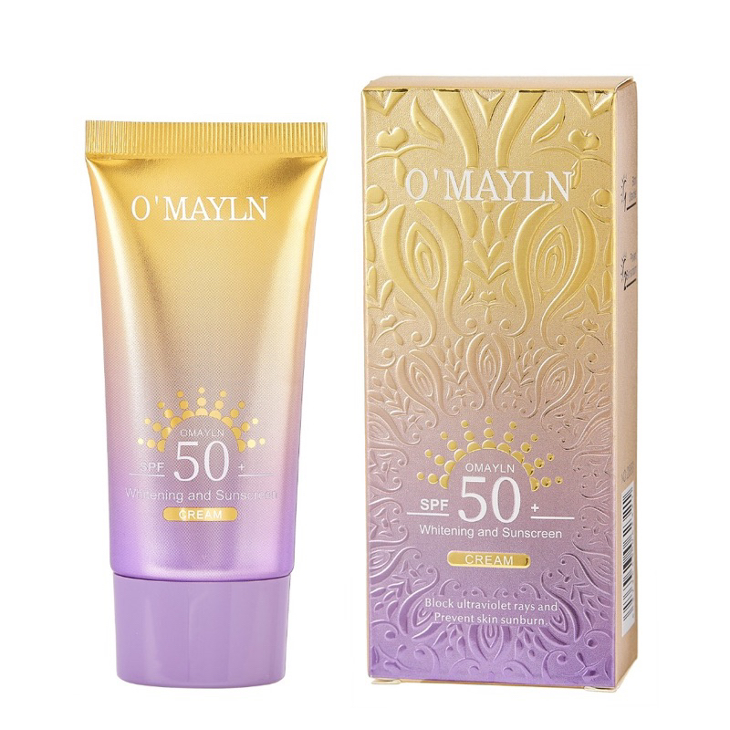 กันแดดผิวหน้าฉ่ำวาวผุดผ่อง ตัวดังO’Mayln หลอดม่วง SPF 50Pa+++ ขนาด40ML(1ชิ้น)