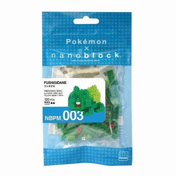 Kawada nanoblock NBPM_003 Fushigidane (Bulbasaur) 4972825146217 (นาโนบล็อค)