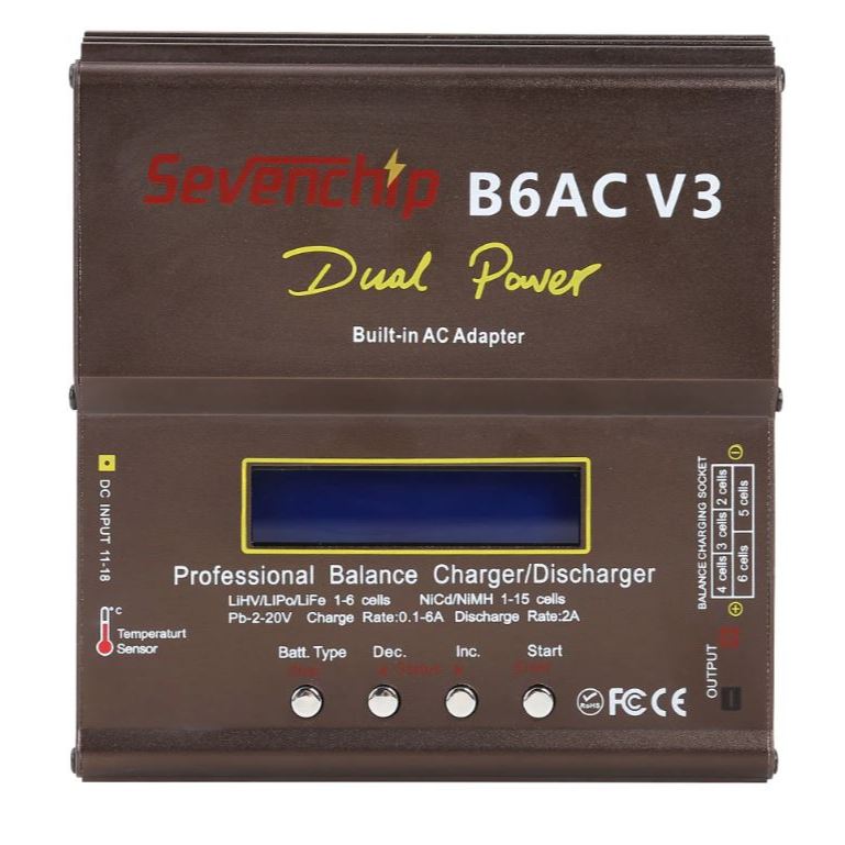 เครื่องชาร์จ IMAX B6AC V3 Smart Charger แบตเตอรี่ Lipo NiMh Li-Ion Ni-Cd Digital